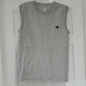 Champion Gray Sleeveless T-Shirt Mens Sz M
